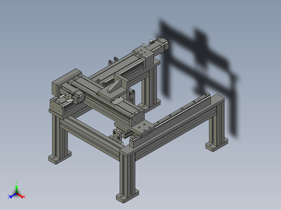 HL190509-02取盖板1机构正等轴测图