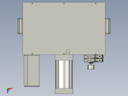 气压式上下自动压机俯视缩略图