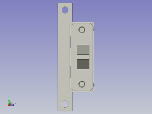 气缸顶正模块左视缩略图