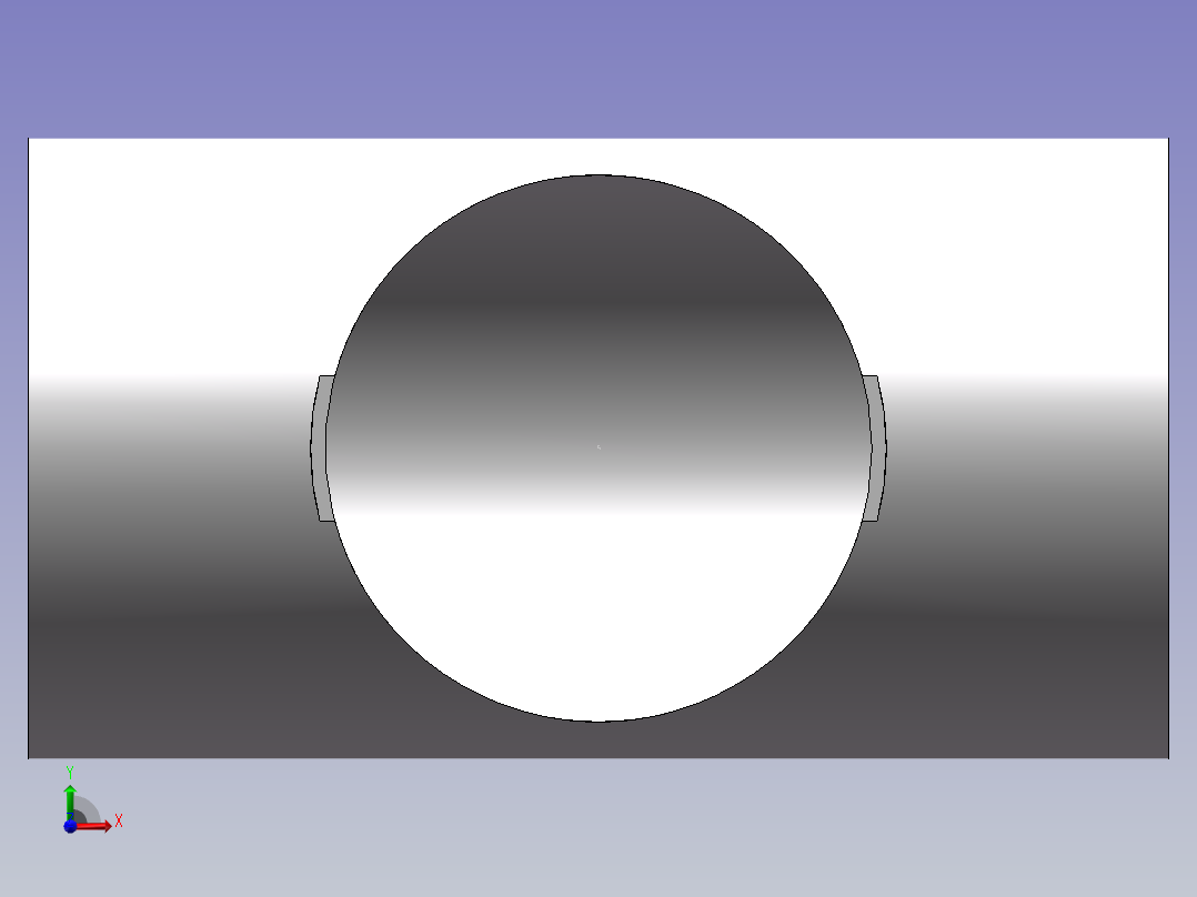 U-PVC_TEE_DN400前视图