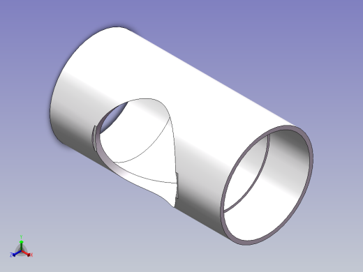 U-PVC_TEE_DN400正等轴测缩略图