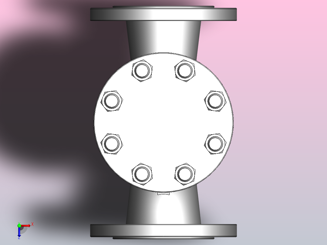升降式止回阀[1.6-DN80-升降式止回阀]俯视图