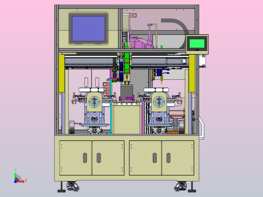 带视觉定位式锁螺丝机前视缩略图