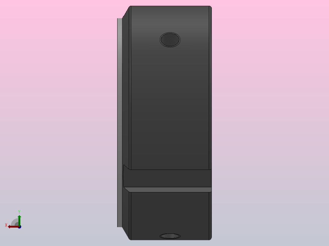 NA轴向锁紧螺母[NA M30x1.5]后视图