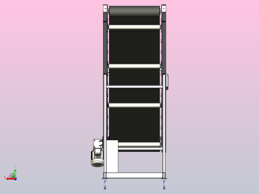 卡车装货输送机3D数模图纸 STEP X_T格式后视缩略图