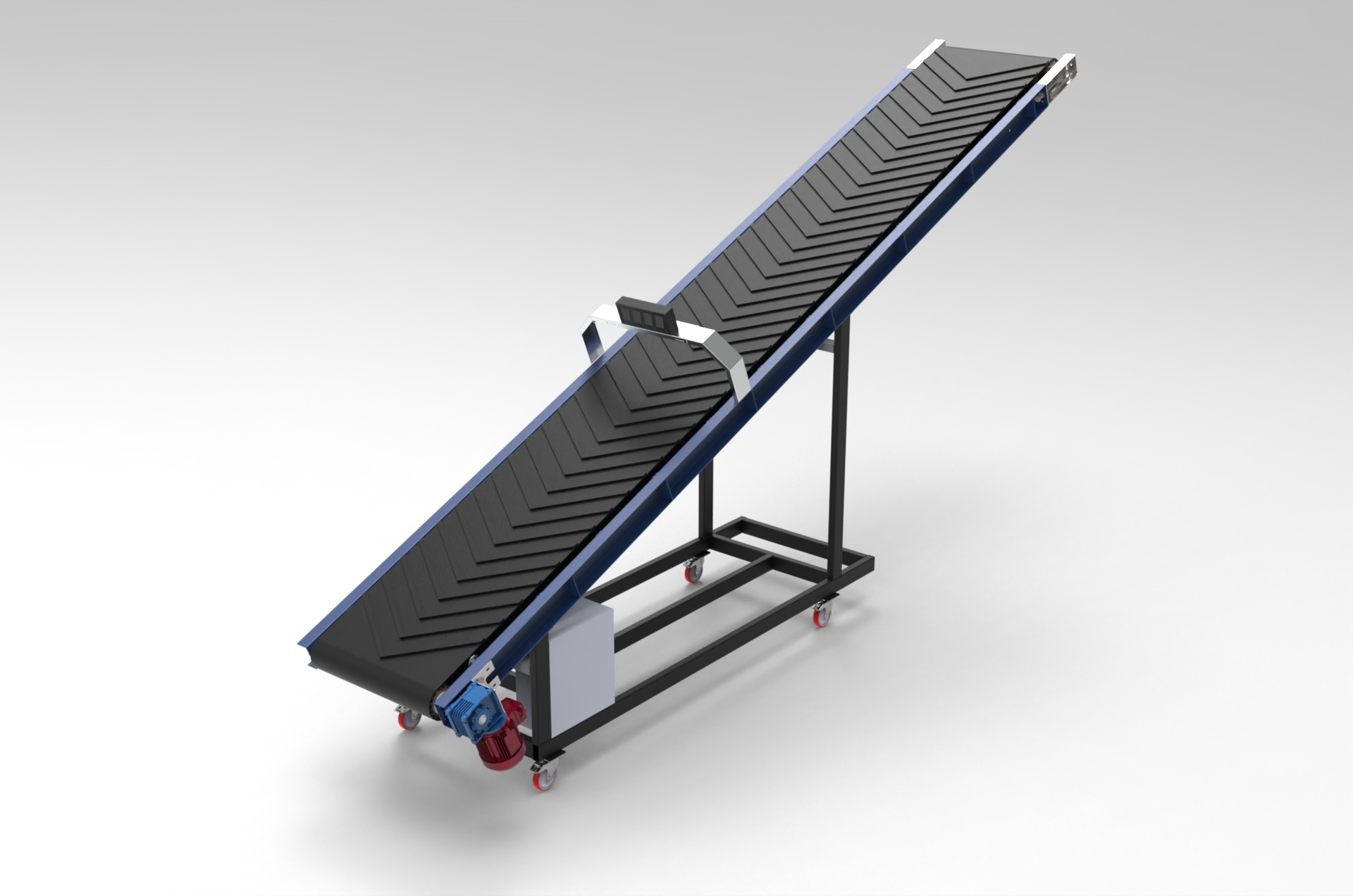 卡车装货输送机3D数模图纸 STEP X_T格式