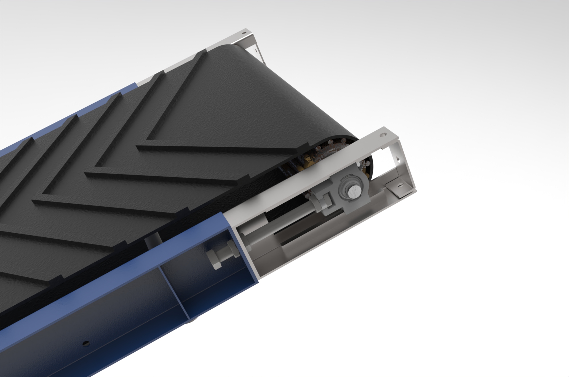 卡车装货输送机3D数模图纸 STEP X_T格式