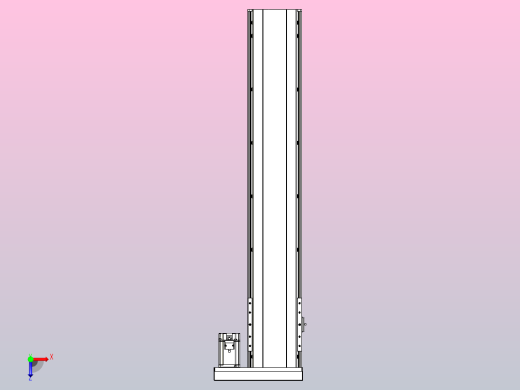 日规模组半封闭丝杆TPA-HNR-202D-2510C-L1000-ML-C-P75-N3俯视缩略图