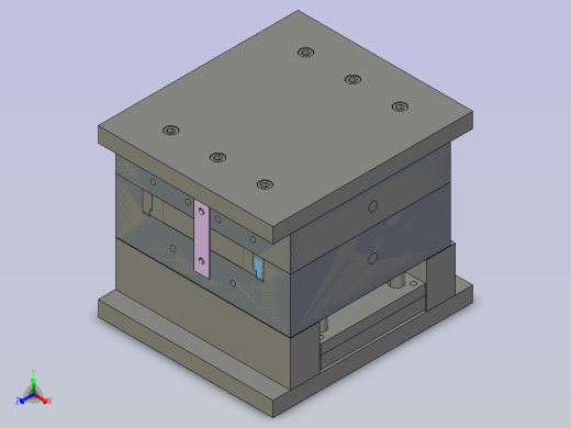 柜子固定扣模具设计