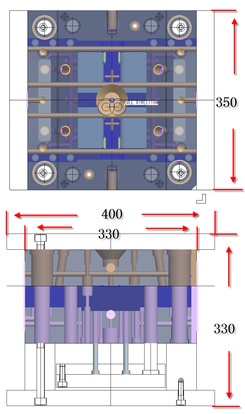 柜子固定扣模具设计