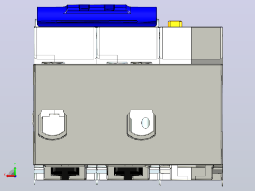 NXBLE-125G 2P剩余电流动作断路器三维模型202306后视缩略图