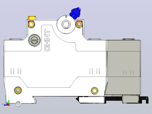 NXBLE-125G 2P剩余电流动作断路器三维模型202306右视缩略图