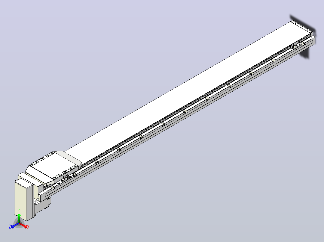 滚珠丝杠直线轴内置导轨TPA-GCR-170-2510C-L1550-MP-M75-N3主视图