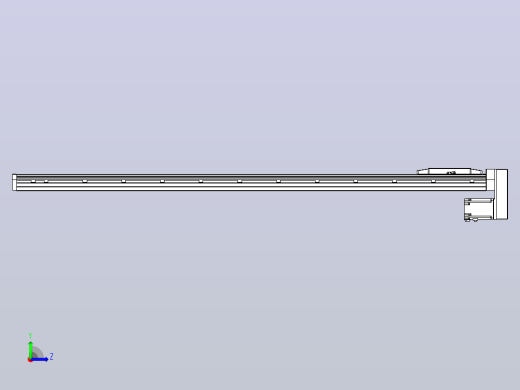 滚珠丝杠直线轴内置导轨TPA-GCR-170-2510C-L1550-MP-M75-N3左视缩略图