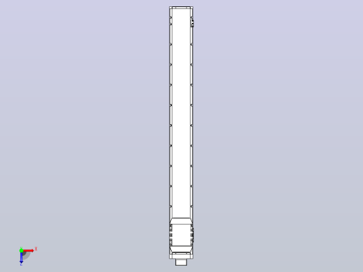 滚珠丝杠直线轴内置导轨TPA-GCR-170-2510C-L1550-MP-M75-N3俯视缩略图