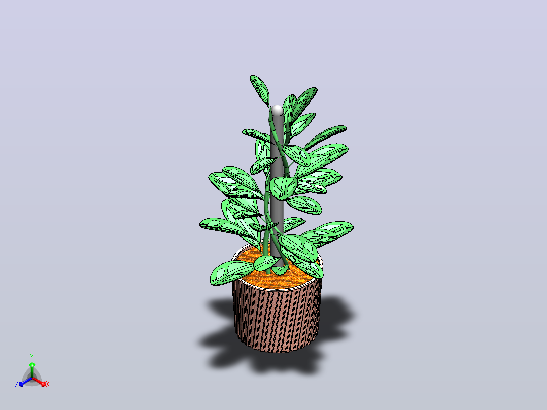 植物正等轴测图