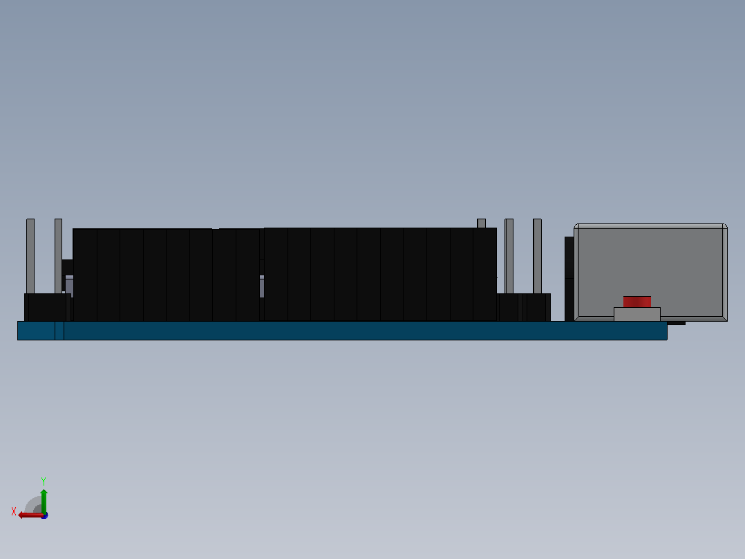 简约 Arduino UNO后视图