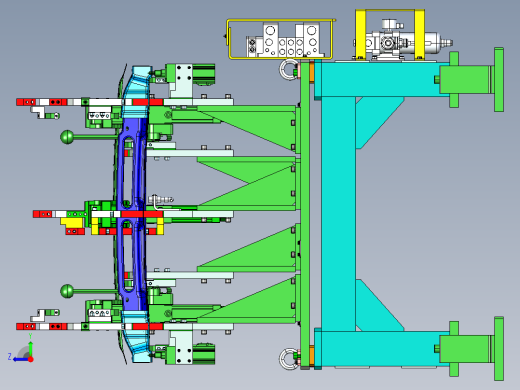 横梁焊接工装夹具右视缩略图