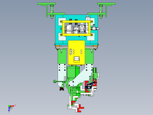 横梁焊接工装夹具俯视缩略图