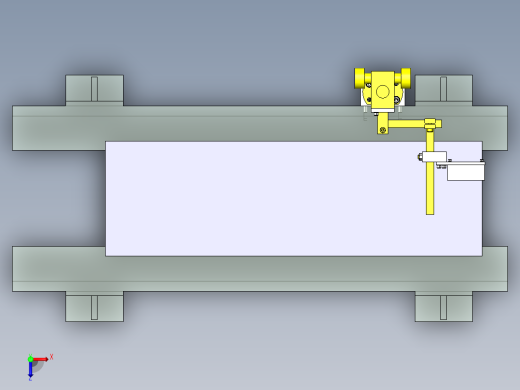 读码器安装座俯视缩略图