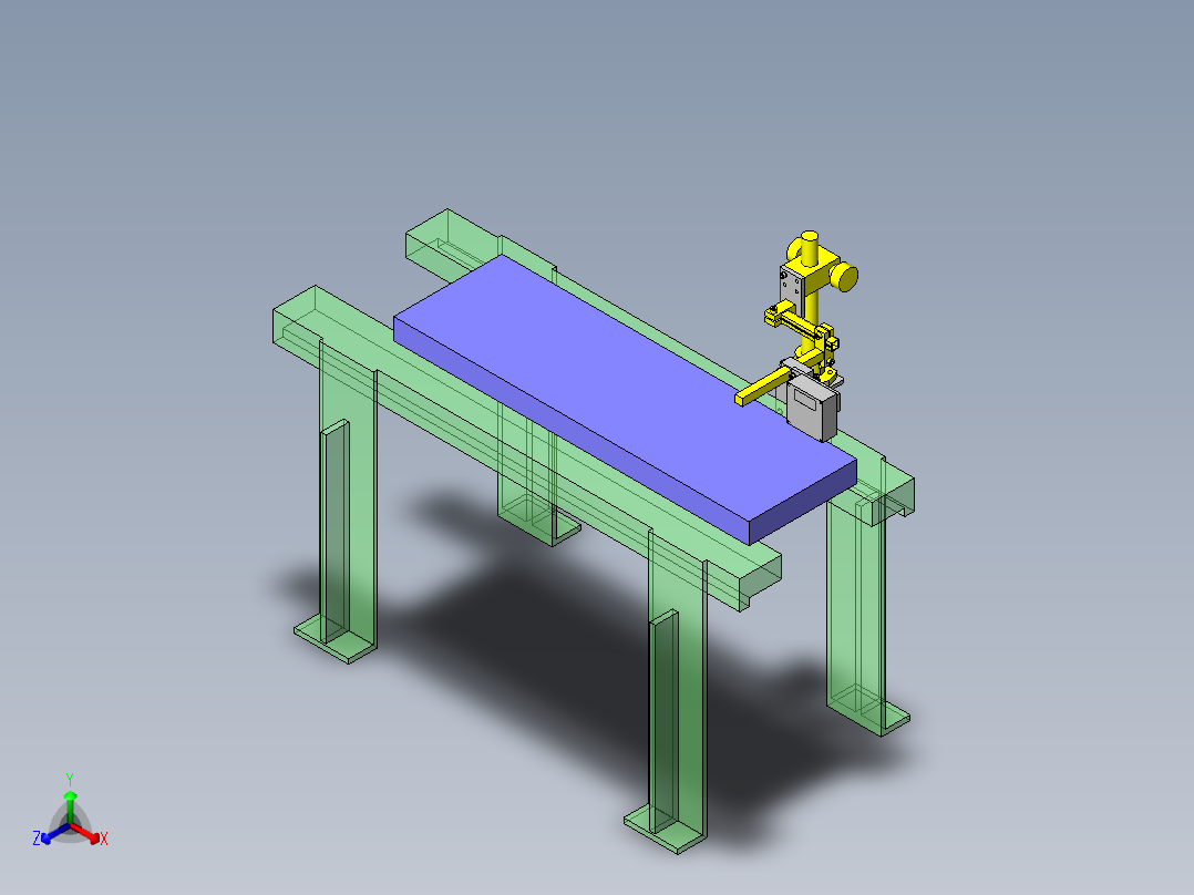 读码器安装座正等轴测图