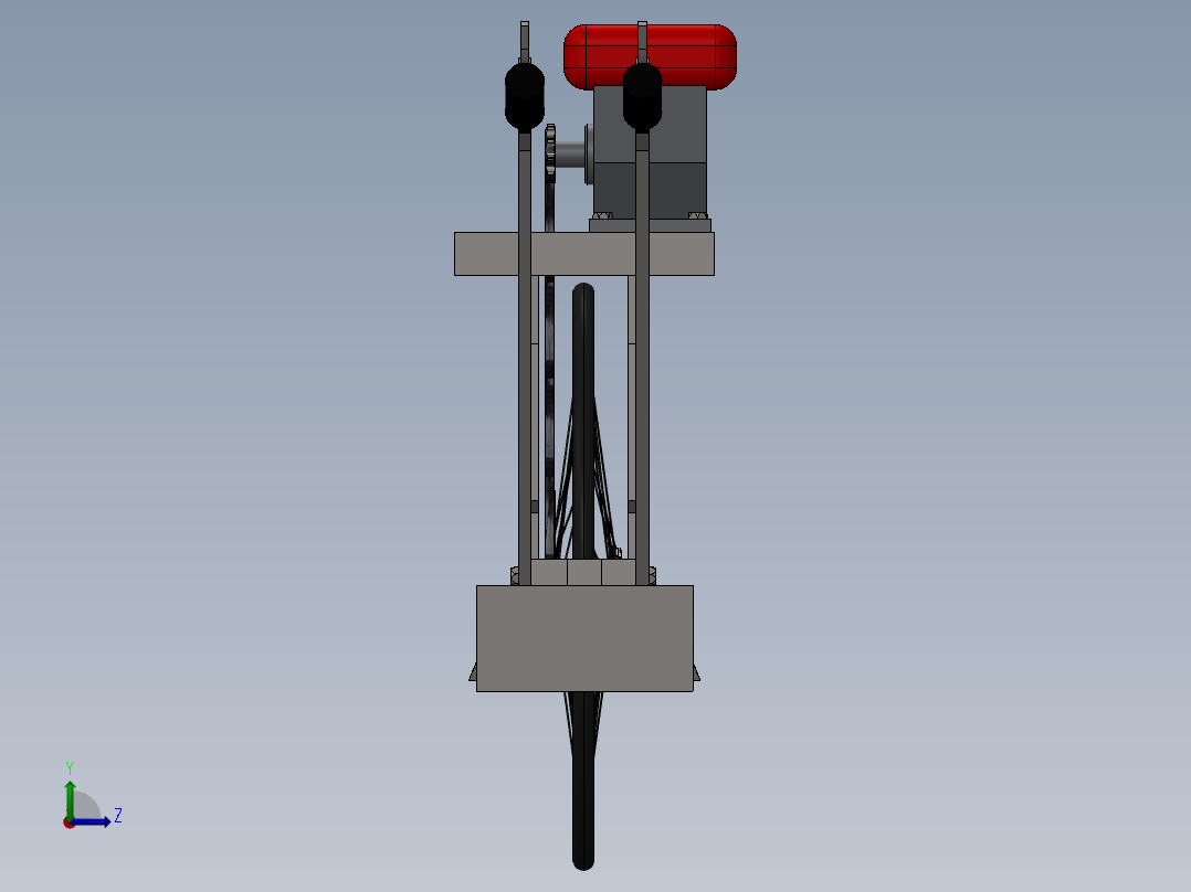 手扶除草机、单轮除草机（SW2016左视图