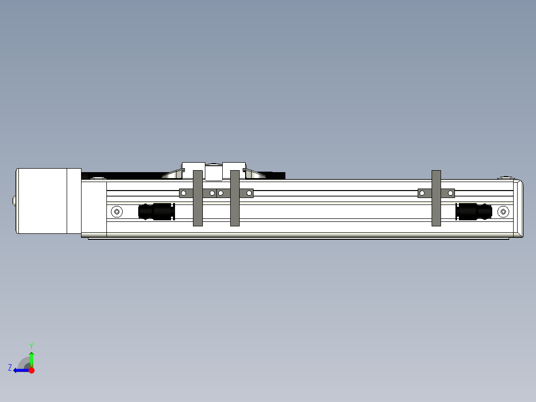 Toyo东佑达直线模组-ECH5-150-BR+煞車右视图