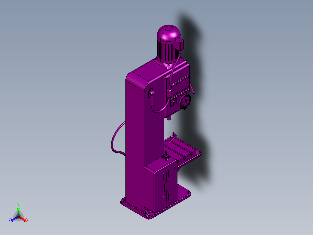 方柱型立式深孔加工钻床