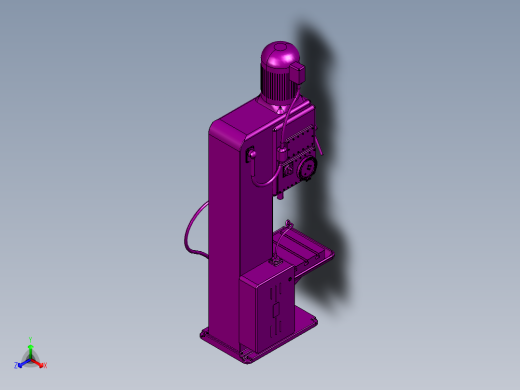 方柱型立式深孔加工钻床