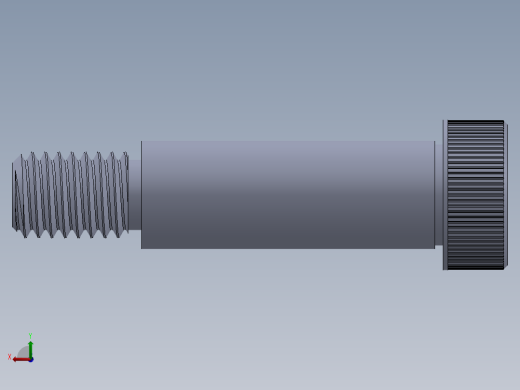 内六角螺螺栓-SB 0.500-13 x1.75.SLDPRT后视缩略图