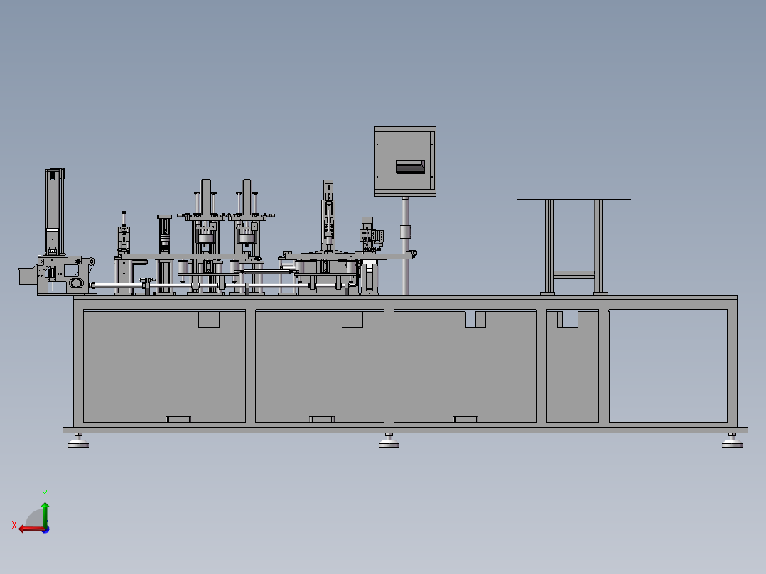 激光焊线合成卡双界面卡生产设备(部分)后视图