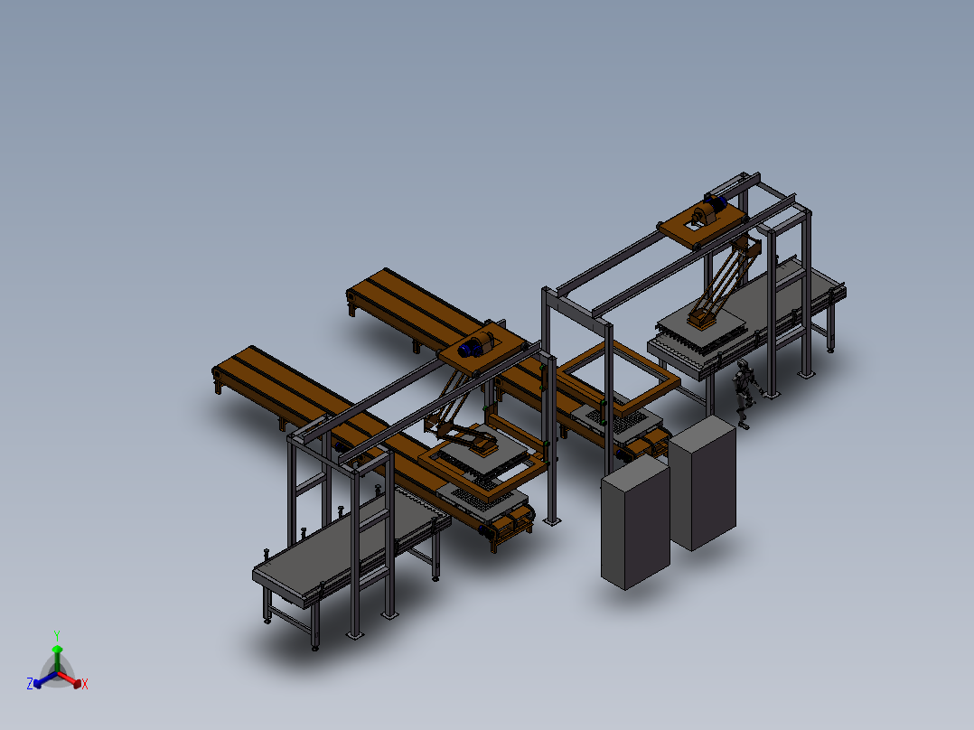 并联机器人码垛机及流水线