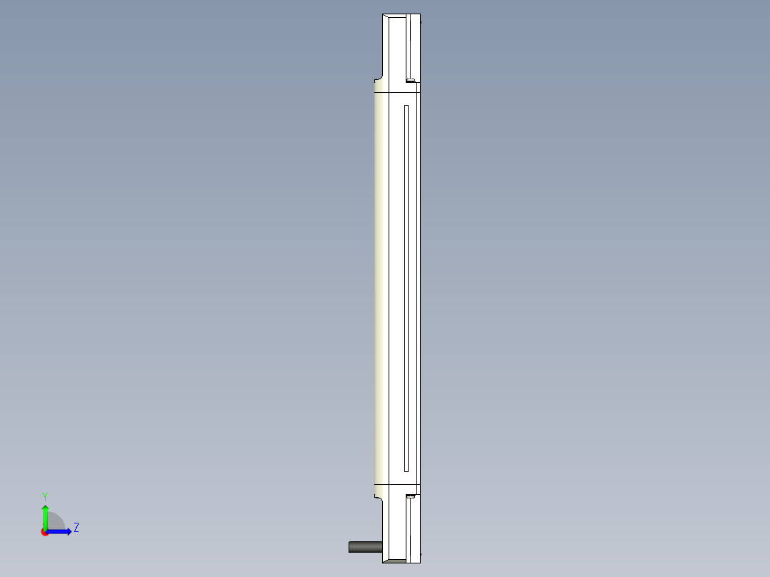 基恩士SL-V16H(S)_T_kc图纸模型左视图