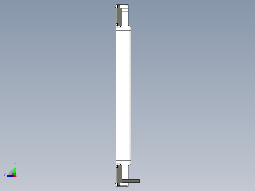 基恩士SL-V16H(S)_T_kc图纸模型右视图