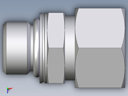 卡套式工业通用硬管接头EO_Male_Stud_connector_GEO15LMCF俯视缩略图