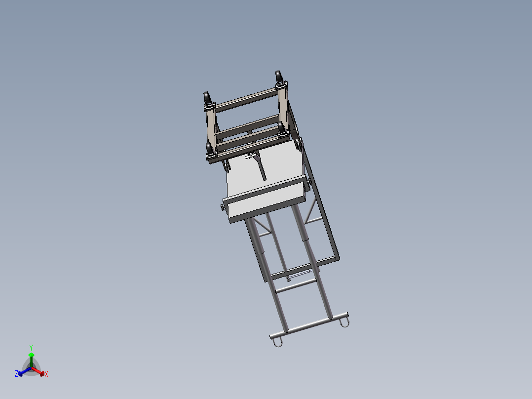 羊手术台正等轴测图