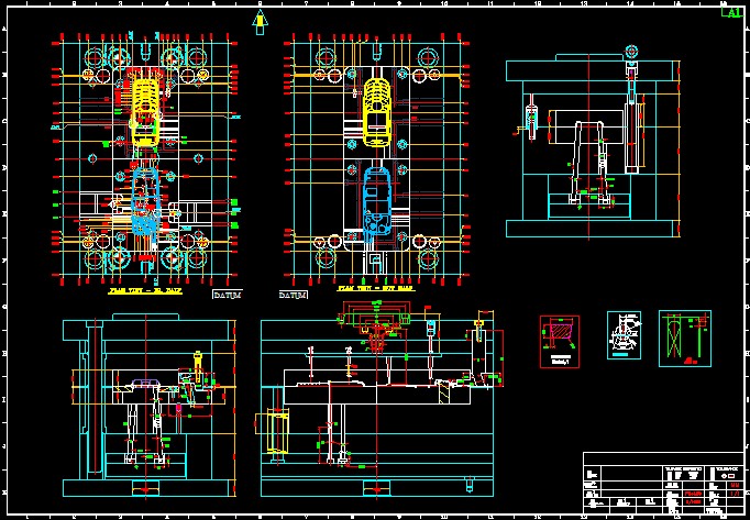 Q447-若基亚手机外壳前盖注塑模具设计
