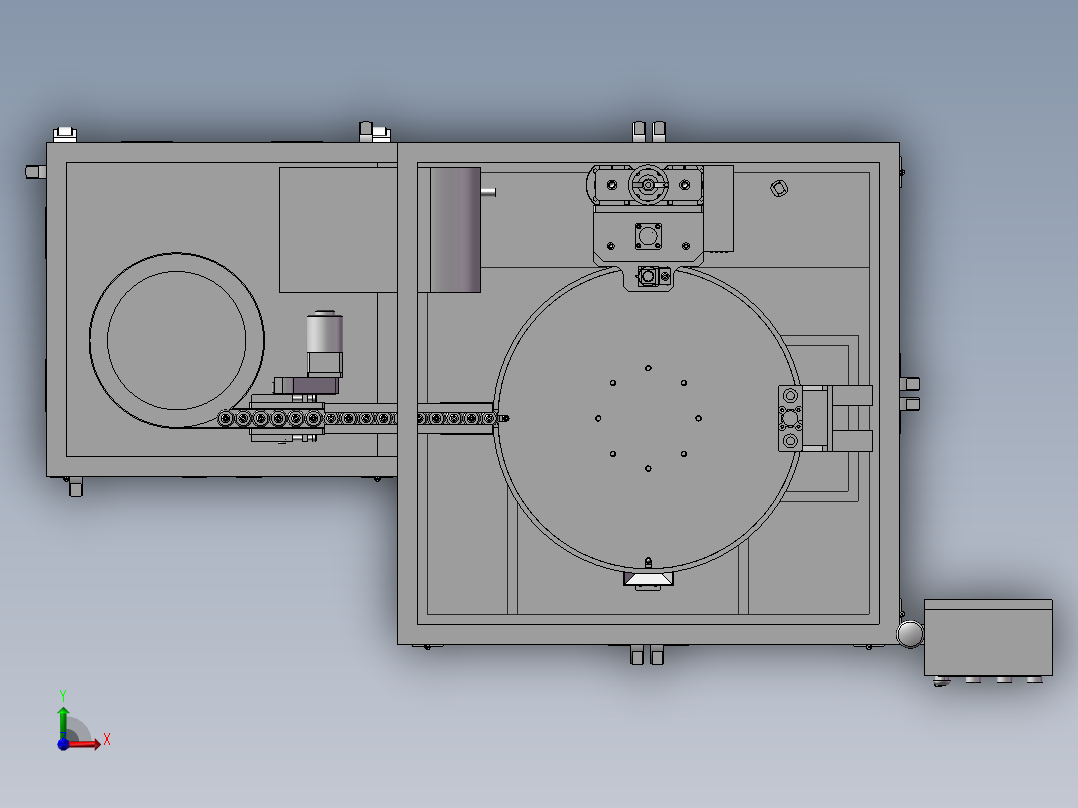 自动送料锁螺丝机前视图