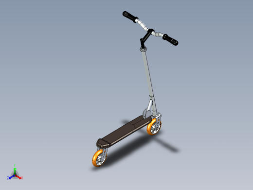 儿童滑板车正等轴测缩略图