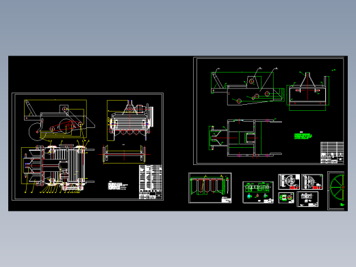 花生收获机 CAD图纸和说明书