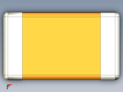 元器件3D封装C0201_03517俯视缩略图