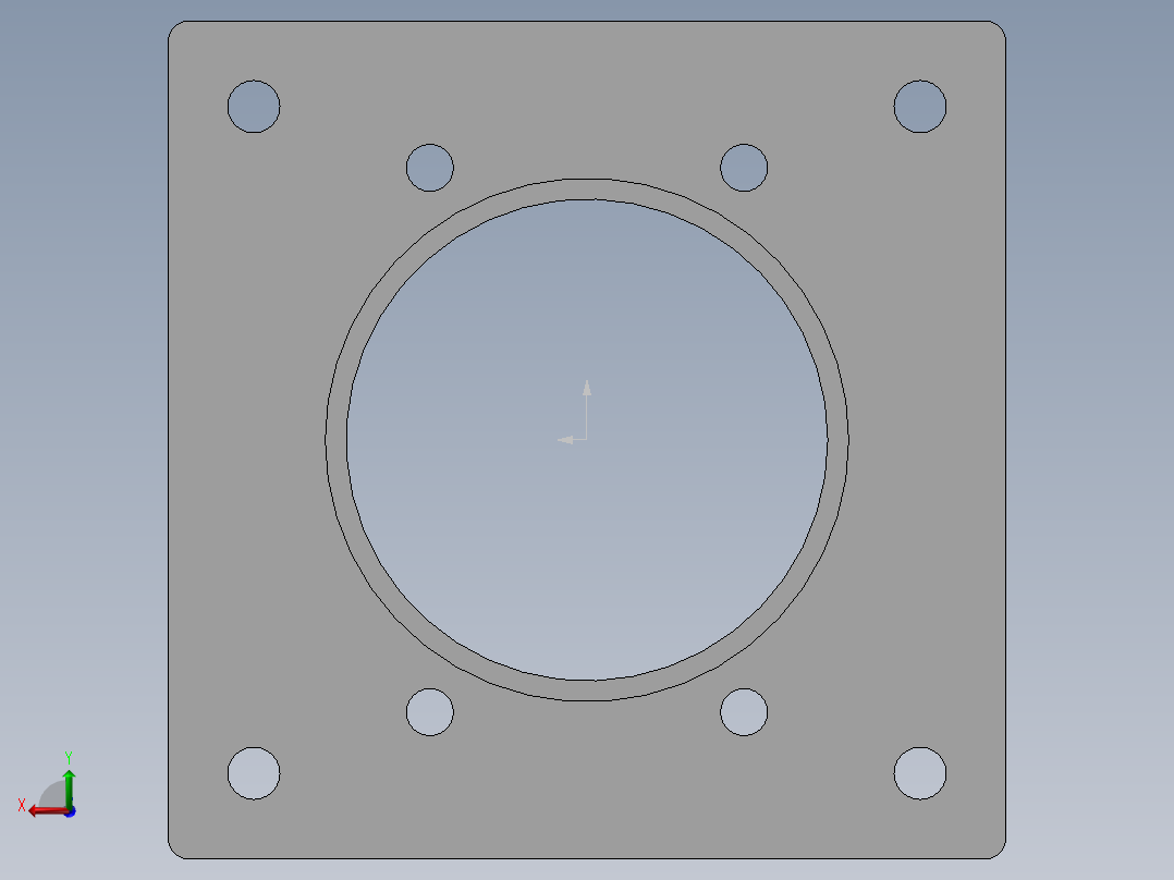 模组KK-86-F8 安川750W电机板(安川=台达 汇川 三菱 富士 禾川).SLDPRT后视图