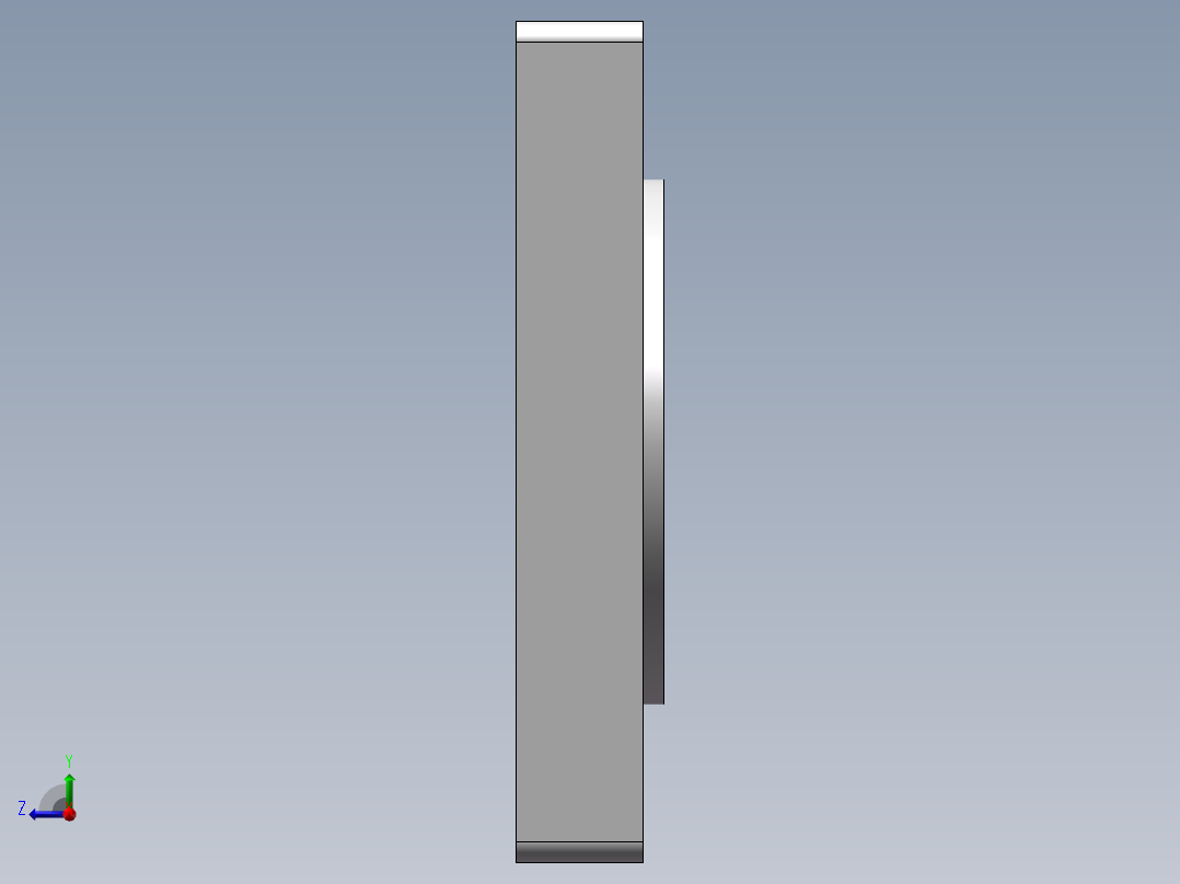 模组KK-86-F8 安川750W电机板(安川=台达 汇川 三菱 富士 禾川).SLDPRT右视图