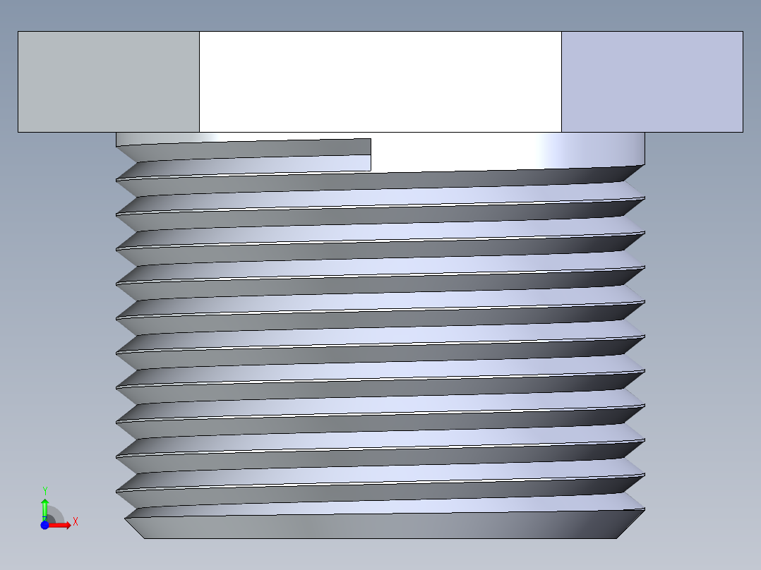 CPVC管件18-Sch80_ReducerBushing_MPTxFPT_9839-131_1in x 0.75in前视图