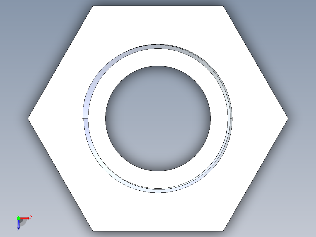 CPVC管件18-Sch80_ReducerBushing_MPTxFPT_9839-131_1in x 0.75in俯视图