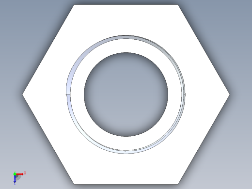 CPVC管件18-Sch80_ReducerBushing_MPTxFPT_9839-131_1in x 0.75in俯视缩略图