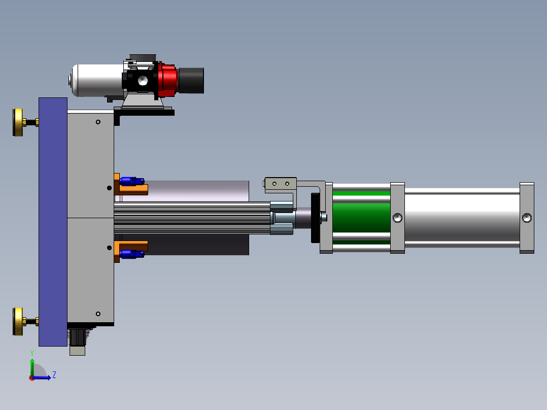 瓶装压缩机sw18可编辑左视图