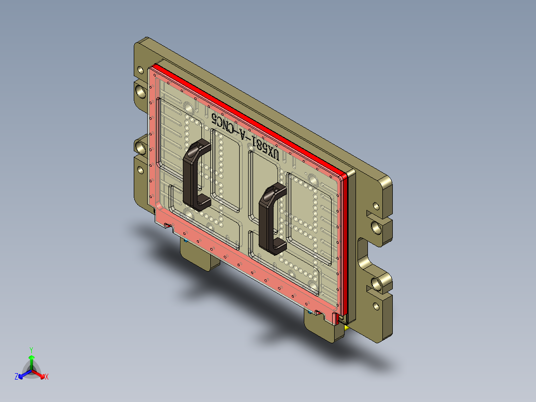 UX581-A-笔记本CNC工装夹具三维模型CNC5-190626正等轴测图