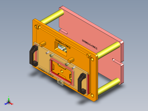 UX563-C-笔记本CNC工装夹具三维模型CNC2-190321