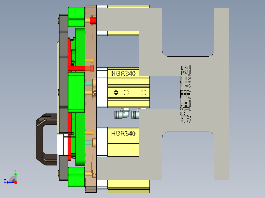 CKS-C-笔记本CNC工装夹具三维模型CNC4-201124右视图
